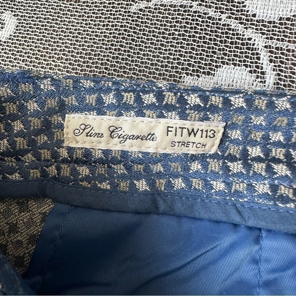 MaxMara Weekend Onore Print Slim Cigarette Fit Trousers - Picture 7 of 13